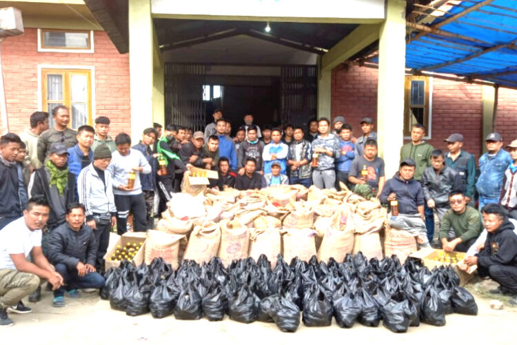 Manipur Coflict Relief Materials Distribution
