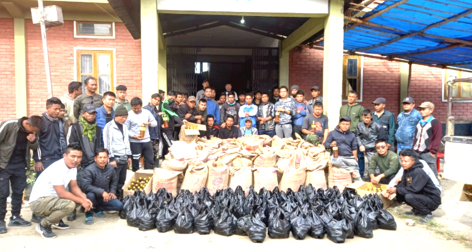 Manipur Coflict relief materials distribution